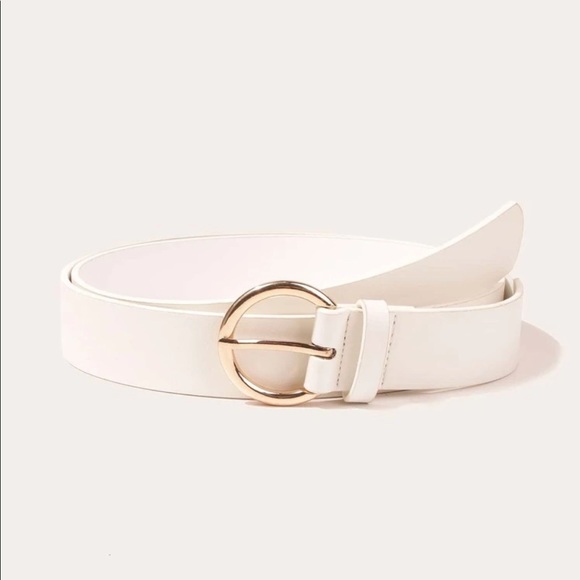 Vegan leather gold belt brown camel black - Picture 6 of 7